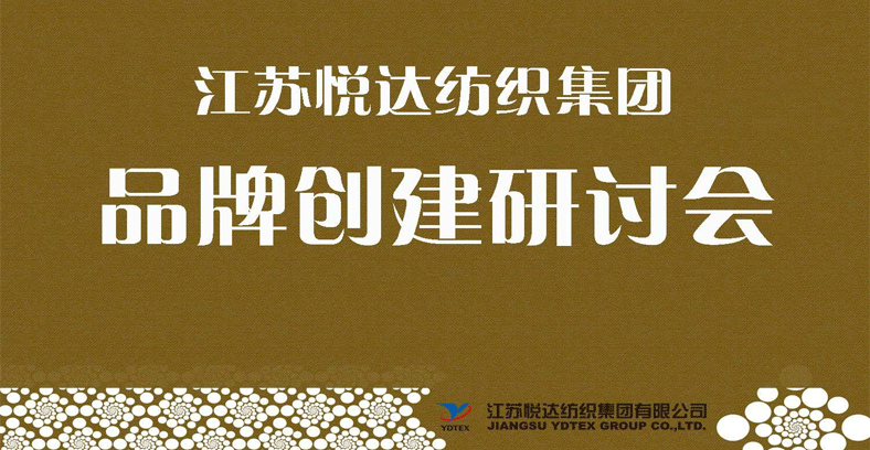 公司员工参加悦达纺织集团品牌创建研讨会